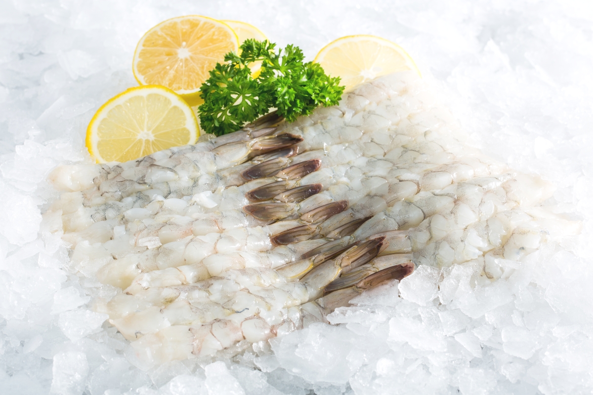 Tôm thẻ Nobashi 400g - Khay 20 con (chuẩn Sashimi)