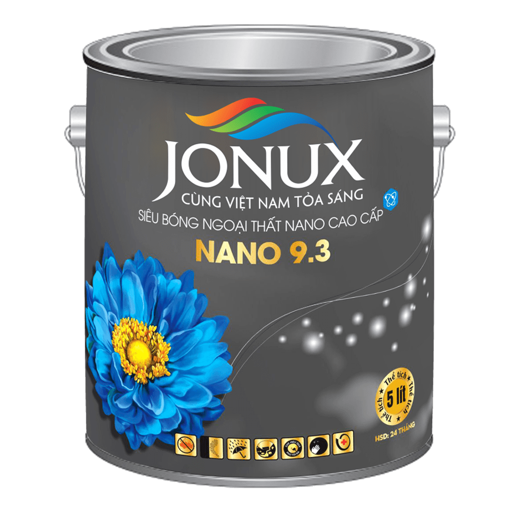 JONUX NANO 9.3 – SƠN SIÊU BÓNG NGOẠI THẤT  JONUX NANO 9.3 – SUPER GLOSS EXTERIOR PAINT