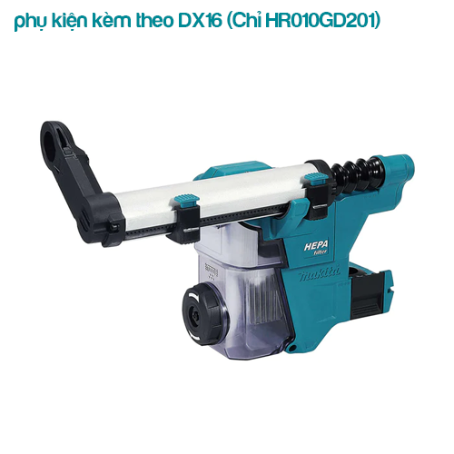 Máy Khoan Bê Tông Dùng Pin 40v Makita HR010GD201(BL)
