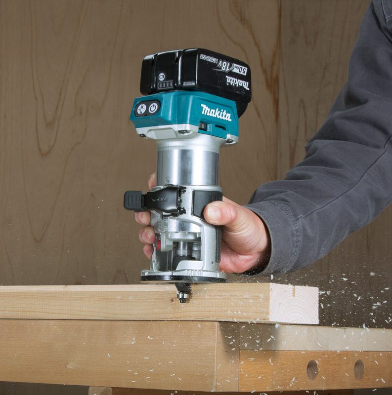 Máy đánh cạnh dùng pin 18v Makita DRT50Z(BL/Thân Máy)