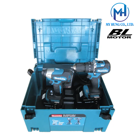 Bộ sản phẩm dùng pin 18v Makita DLX2423AJ(DTD157+DDF487+DC18RC+BL1820BX2)