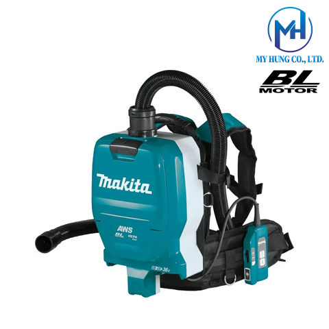 Máy hút bụi đeo vai dùng pin 18Vx2 Makita DVC265ZX(BL/Thân Máy)