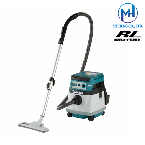 Máy hút bụi khô và ướt dùng pin 18Vx2 Makita DVC155LZX2(BL/Thân Máy)