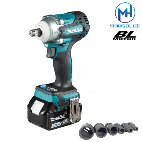 Máy Bắn Bu Lông Dùng Pin 18v Makita DTW300FJX4(BL)