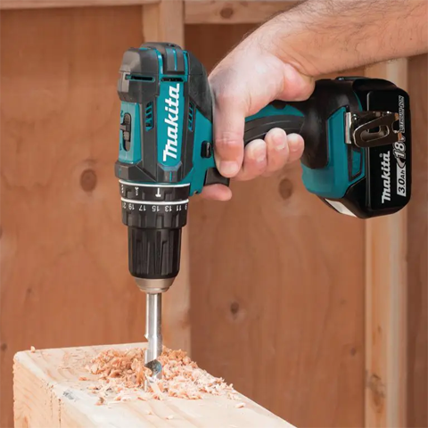 Máy Khoan Búa, Vặn Vít Dùng Pin 18v Makita DHP482RFE