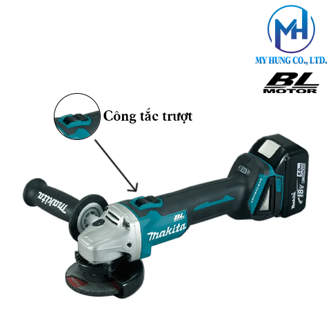 Máy Mài Góc Dùng Pin 18v Makita DGA404RTJ2(BL)