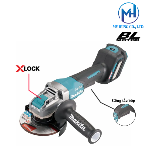 Máy Mài Góc Dùng Pin 40v Makita GA044GZ(Thân Máy)(BL/XLOCK)
