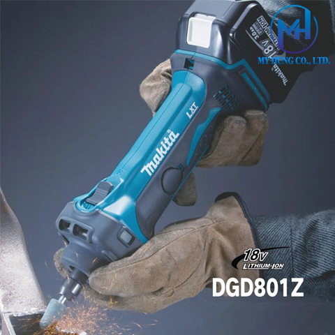Máy mài khuôn dùng pin 18v Makita DGD801Z(8MM/Thân máy)