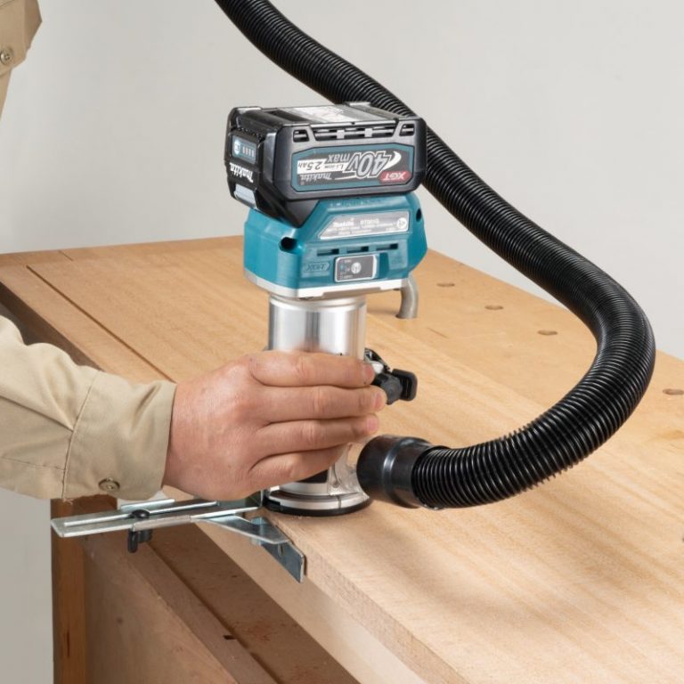 Máy đánh cạnh dùng pin 40v Makita RT001GZ23(BL)
