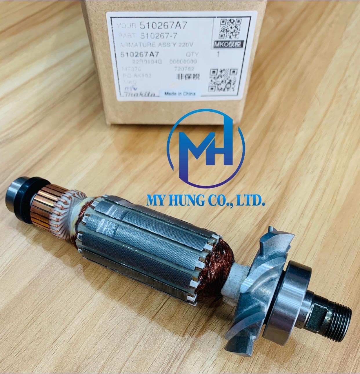 Rotor dùng cho máy đánh cạnh MT370 mã  510267-7 chính hãng Makita.