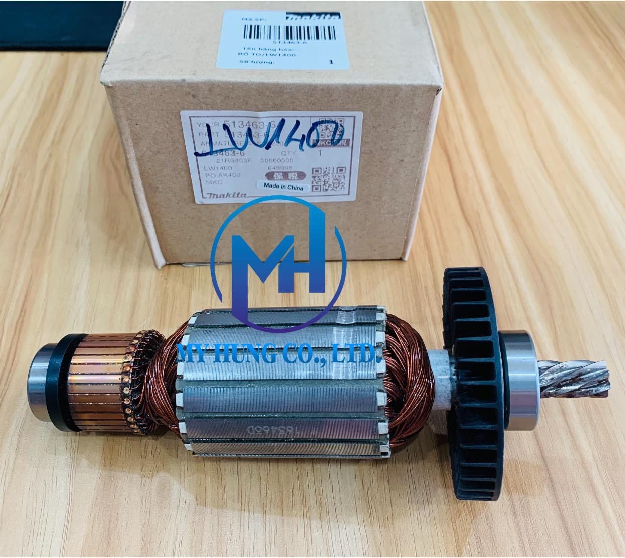Rotor dùng cho máy cắt sắt LW1400 mã 513463-6 Chính hãng Makita.