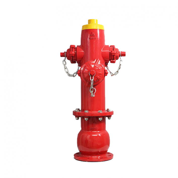 Trụ chữa cháy 3 cửa D65x65x100mm