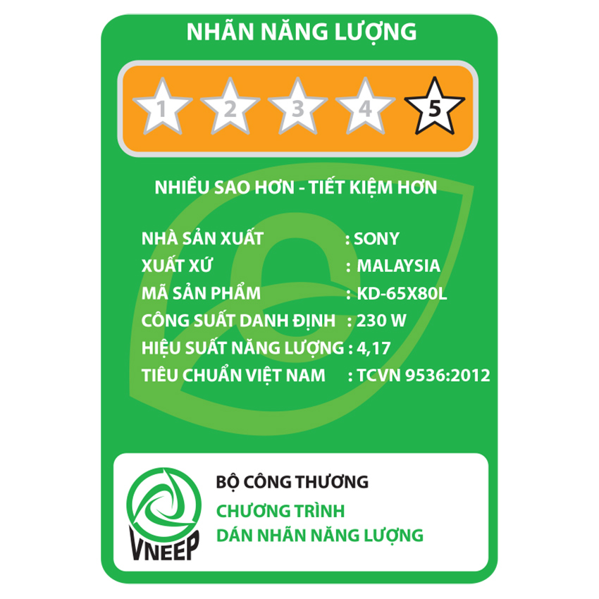 Google TV Sony 4K 65 inch KD-65X80L VN3