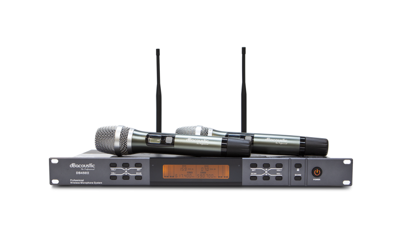 Micro Dbacoustic Gia đình Míc đôi Màu xám bạc DB450II