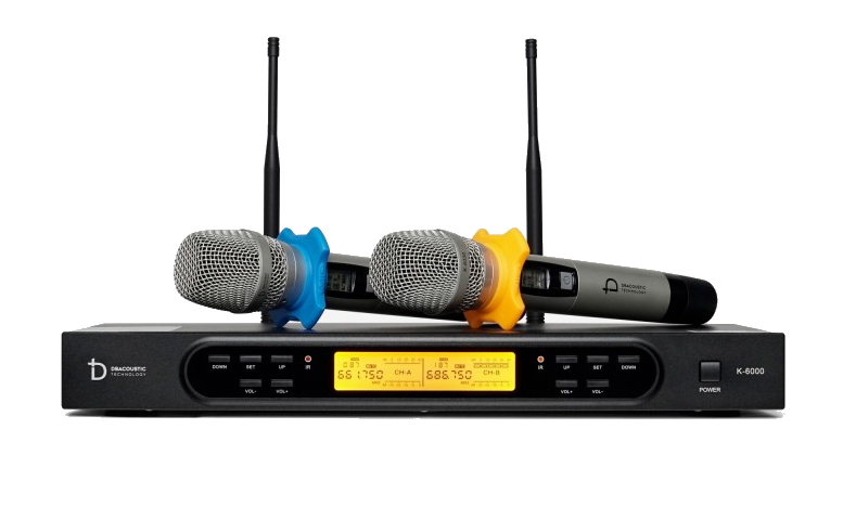 Micro Dbacoustic Gia đình Míc đôi Màu xám bạc K6000