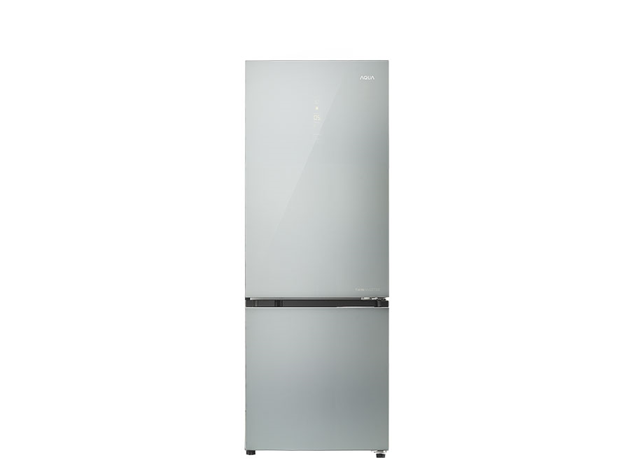 Tủ lạnh Aqua 2 cánh - Ngăn đá dưới 292L Inverter Bạc AQR-B350MA(GM)