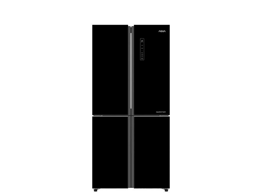 Tủ lạnh Aqua Side by side 570L Inverter Đen AQR-SW541XA(BL)