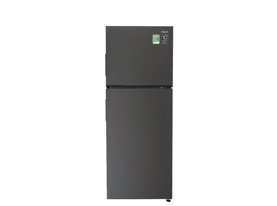 Tủ lạnh Aqua 2 cánh - Ngăn đá trên 212L Inverter Xám đen AQR-T239FA(HB)