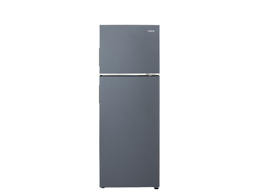 Tủ lạnh Aqua 2 cánh - Ngăn đá trên 298L Inverter Đen Xám AQR-T380FA(SL)