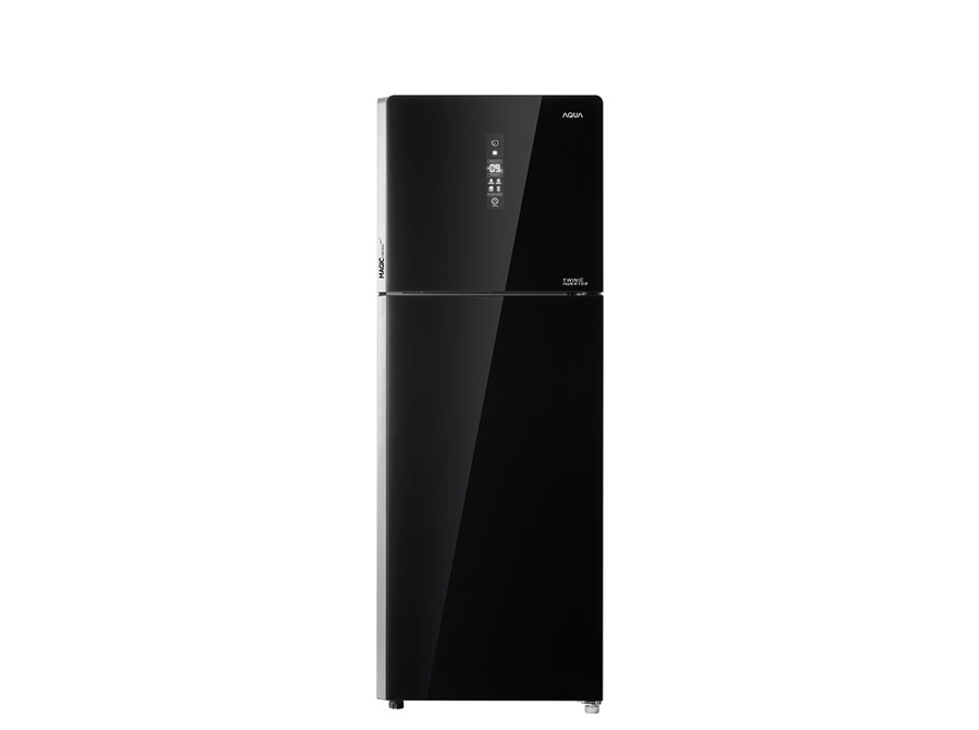 Tủ lạnh Aqua 2 cánh - Ngăn đá trên 319L Inverter Đen AQR-T329MA(GB) 