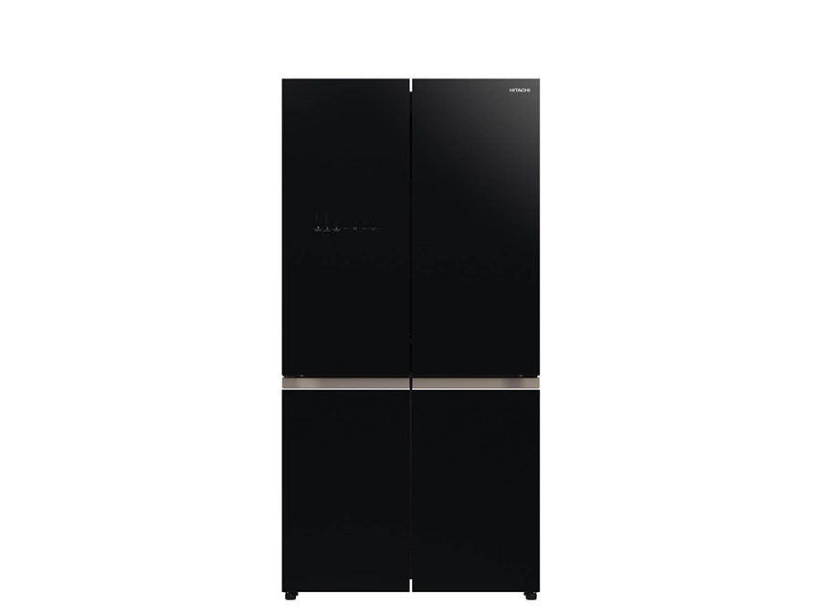 Tủ lạnh Hitachi 4 cánh 645L Inverter Đen thuỷ tinh R-WB700VGV2(GBK)