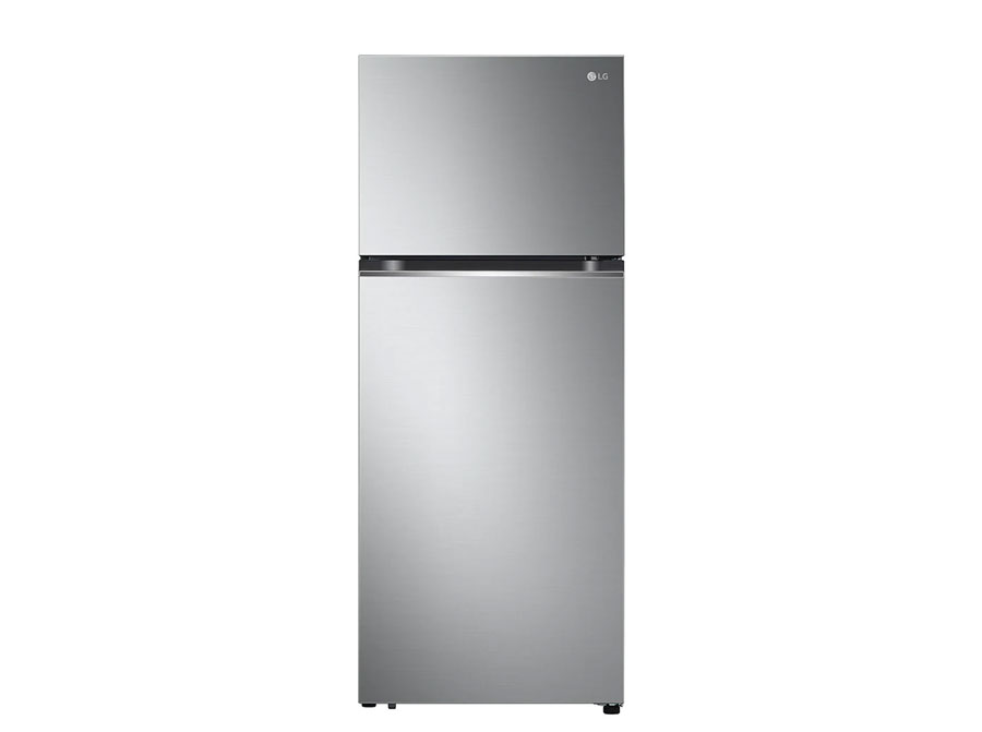 Tủ lạnh LG 2 cánh - Ngăn đá trên 315L Inverter Xám bạc GN-M312PS