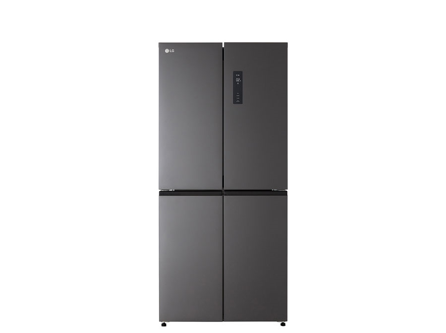 Tủ lạnh LG 4 cánh 470L Inverter Đen GR-B50BL