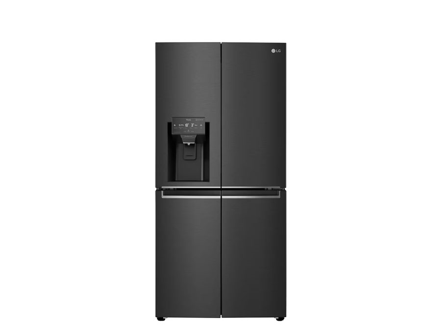 Tủ lạnh LG 4 cánh 494L Inverter Đen lì GR-D22MBI