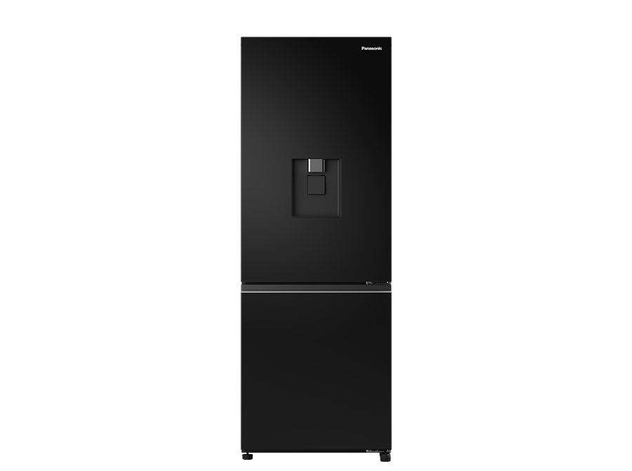 Tủ lạnh Panasonic 2 cánh - Ngăn đá dưới 325L Inverter Đen NR-BV361WGKV