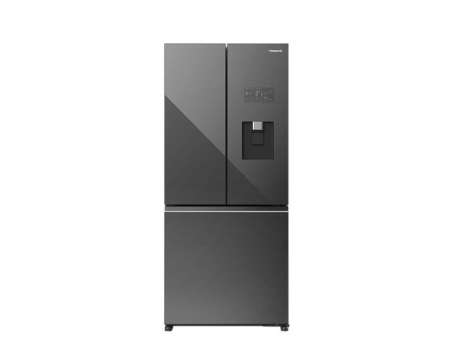 Tủ lạnh Panasonic 3 cánh 495L Inverter Đen xám NR-CW530XMMV