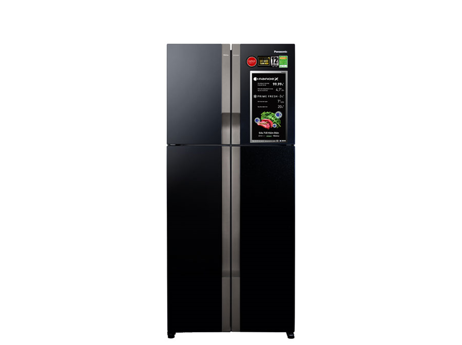 Tủ lạnh Panasonic 4 cánh 550L Inverter Đen NR-DZ601YGKV