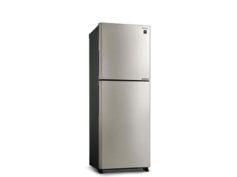 Tủ lạnh Sharp 2 cánh - Ngăn đá trên 382L Inverter Xám bạc SJ-XP382AE-SL