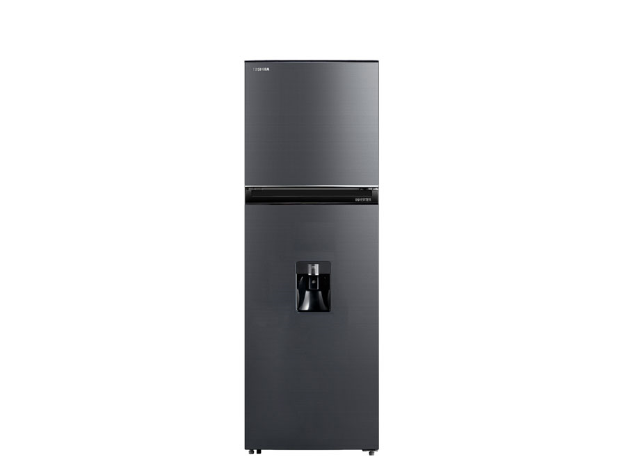Tủ lạnh Toshiba 2 cánh - Ngăn đá trên 249L Inverter Xám chống vân tay GR-RT325WE-PMV(06)-MG