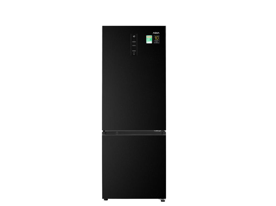 Tủ lạnh Aqua 2 cánh - Ngăn đá dưới 292L Inverter Đen AQR-B348MA(FB)