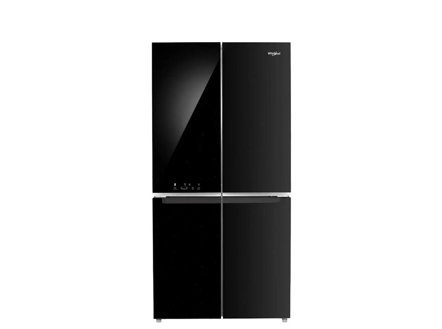 Tủ lạnh Whirlpool 4 cánh 594L Inverter Kính đen cường lực WFQ590NBGV