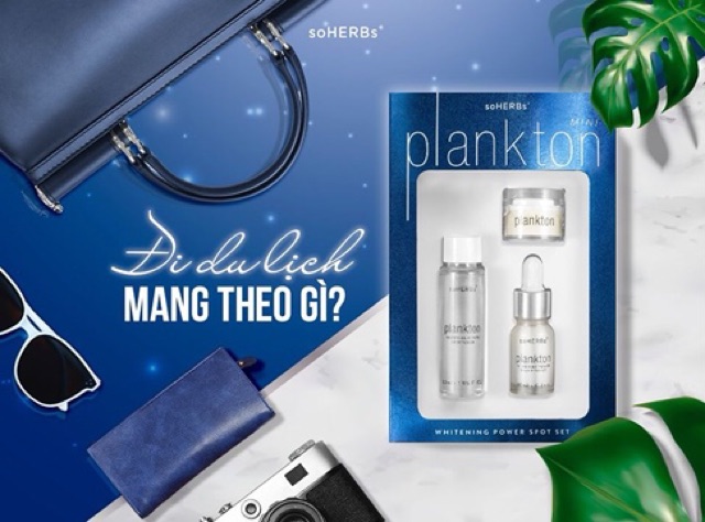 Combo Plankton Mini Soherbs Dưỡng Da Cấp Ẩm Giảm Nám