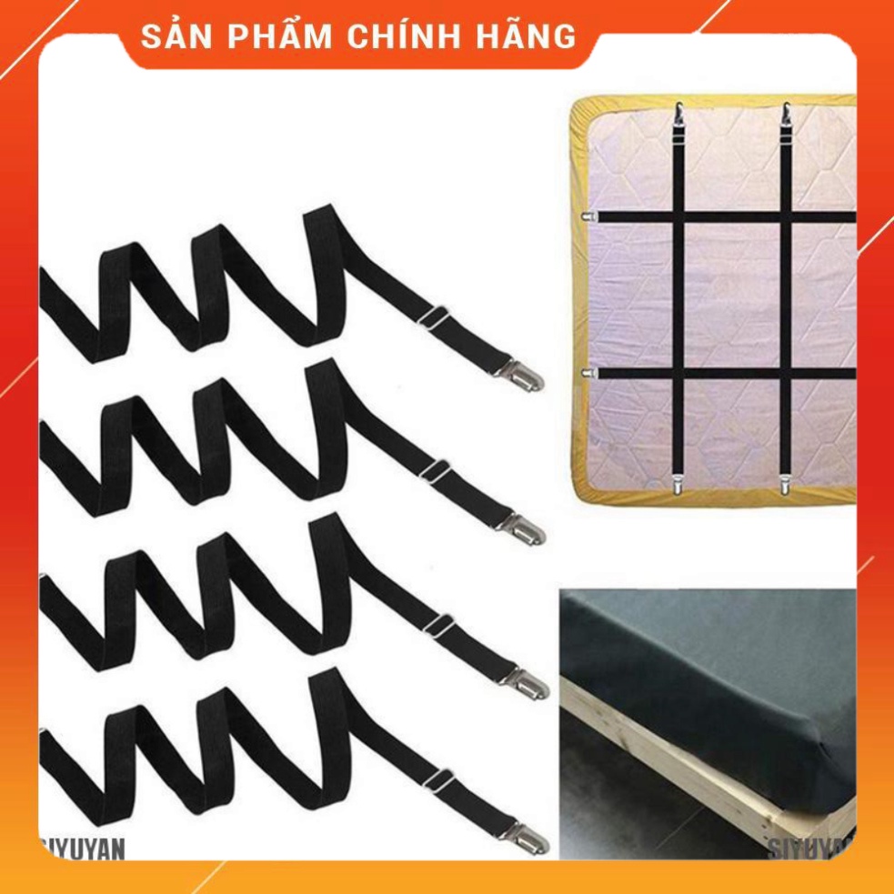 Bộ 2 kẹp cố định ga trải giường co giãn loại dài tiện dụng