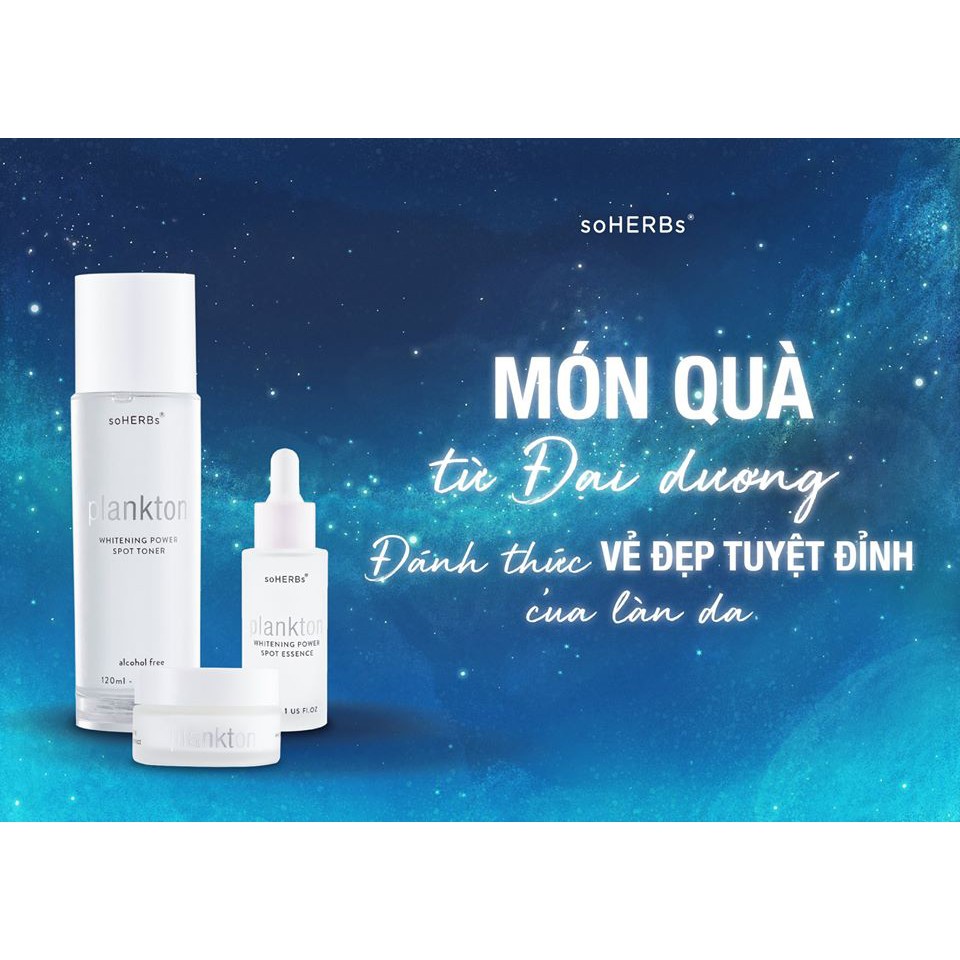 Nước Hoa Hồng Cân Bằng Dưỡng Ẩm soHERbs Plankton TONER 120ml