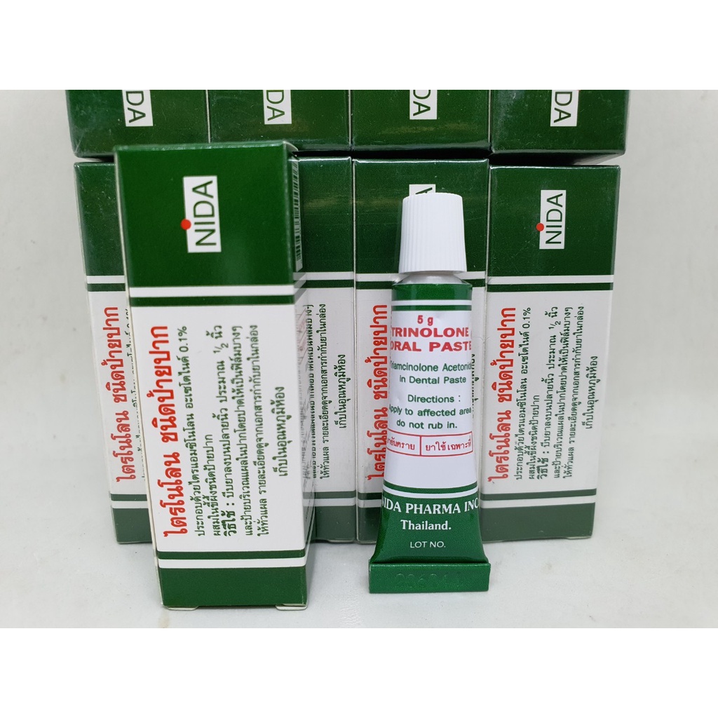 Kem Bôi Nhiệt Miệng Trinolone Oral Paste Thái Lan 5gr