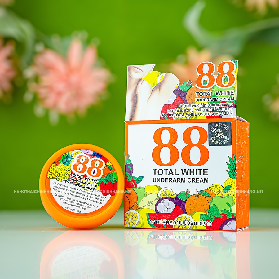 CHE TÊN SP Kem giảm thâm Nách và khử mùi hôi nách 88 Total White Underarm Cream Thái Lan 35gr