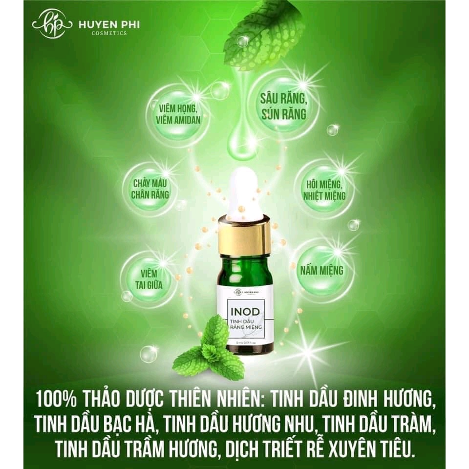 CHE TÊN SP - Tinh Dầu Hôi Miệng INOD Huyền Phi -Sạch Hôi miệng - Dứt Điểm Vấn Đề Răng Miệng
