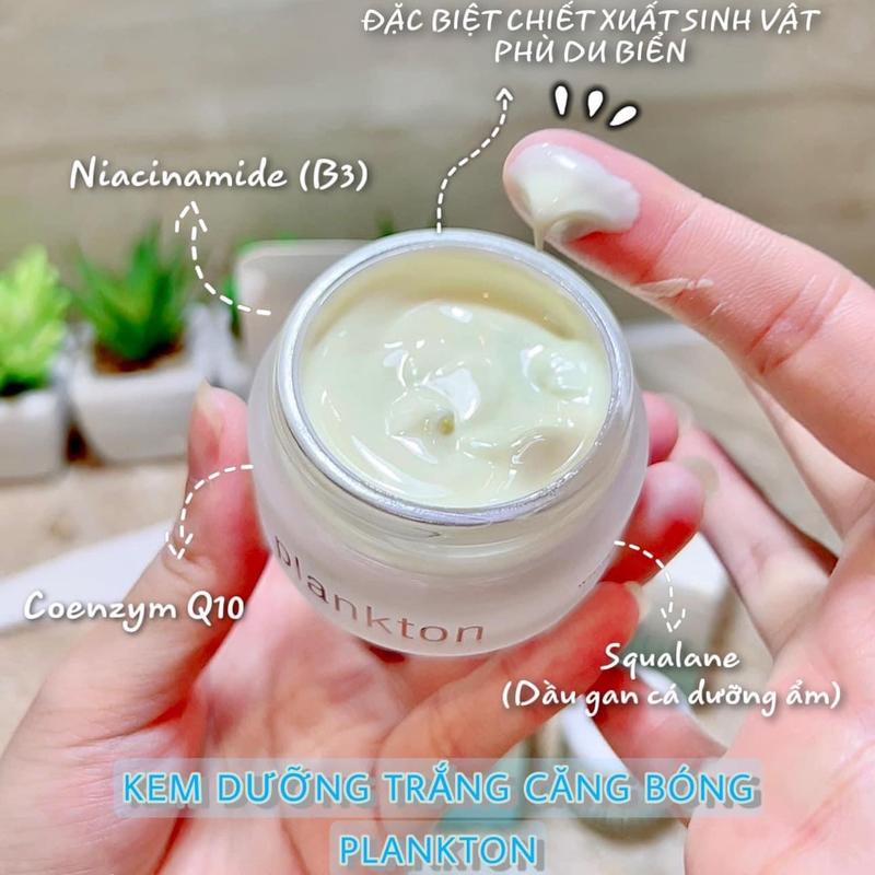 MINI Kem face plankton Mờ Nám Trắng Da 10ml
