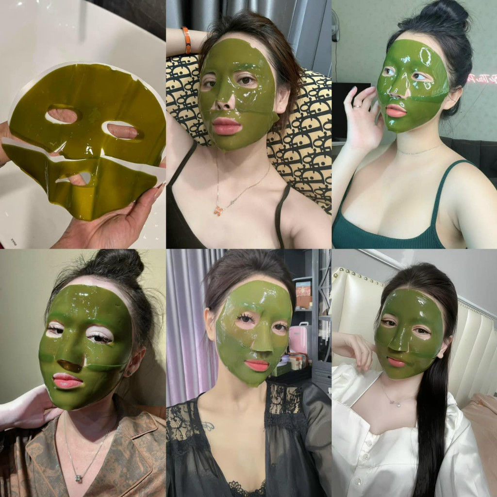 Mặt Nạ Mask Thạch Tươi Collagen Thực Vật Meea Organic