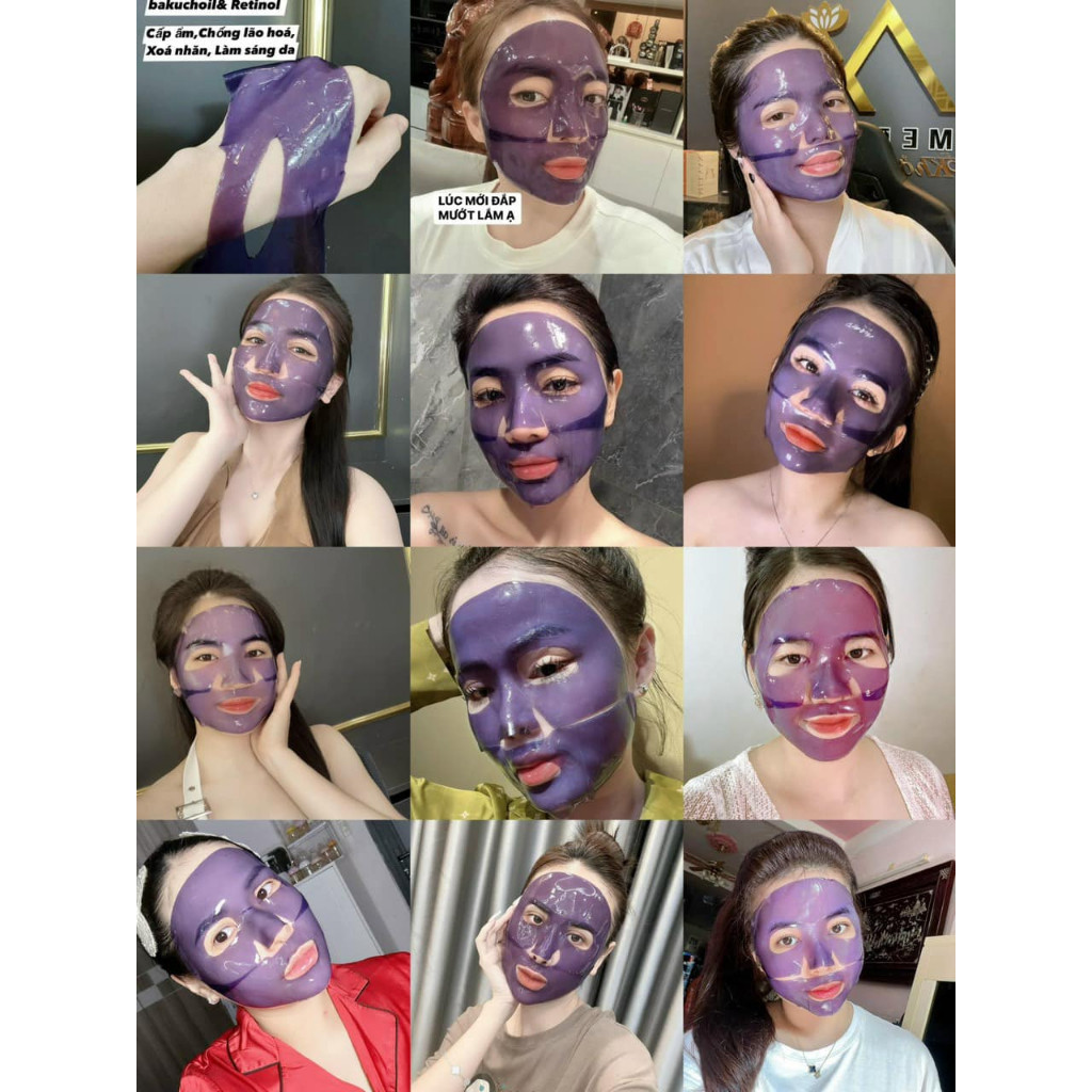 Mặt Nạ Mask Thạch Tươi Collagen Thực Vật Meea Organic