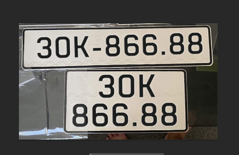 Biển xe 30K-866.88