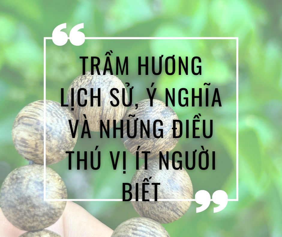 Trầm hương lịch sử, ý nghĩa và những điều thú vị ít người biết