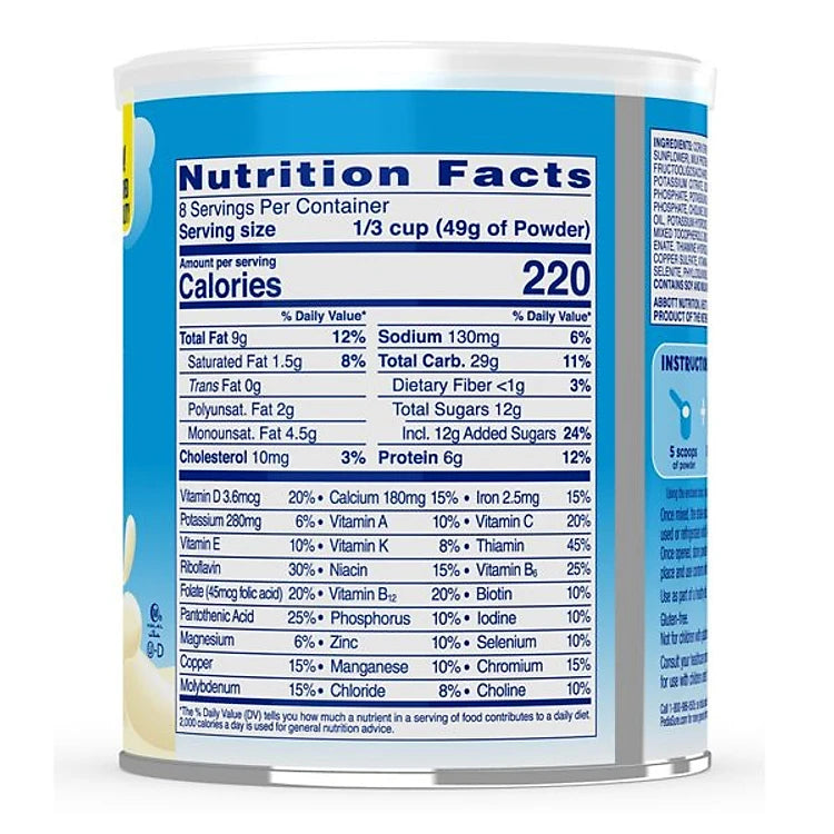 Sữa Pediasure Grow & Gain Mỹ vị vani 400g (trên 2 tuổi)