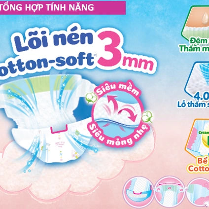 Bỉm-Tã dán Bobby size M 76 miếng (6-11kg)