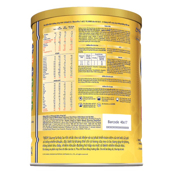 Sữa Enfamil A+ NeuroPro 1 830g (0-6 tháng)