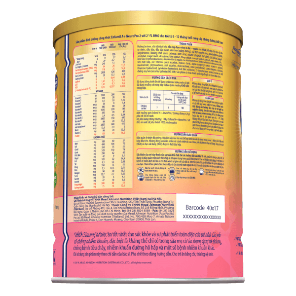 Sữa Enfamil A+ NeuroPro 1 830g (0-6 tháng)